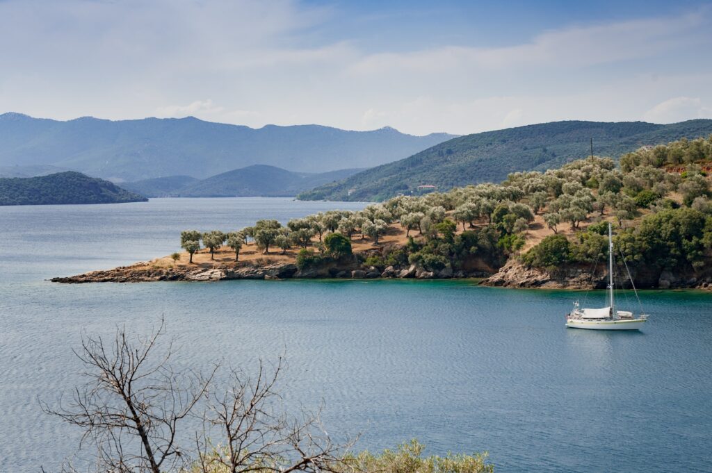 Boat, sea and coast