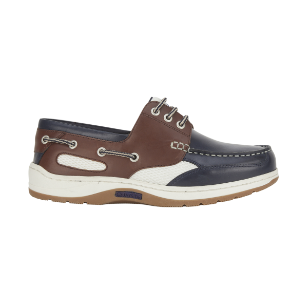 Sydney 2 Boat Shoes - Navy/Chestnut - Image 3